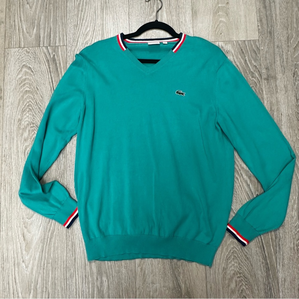 Lacoste Men's Green Sweater